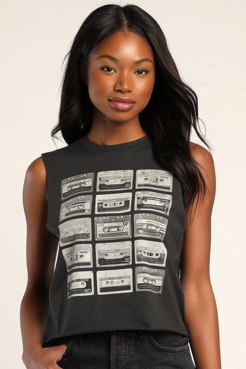 Cassette Tapes Muscle Tank