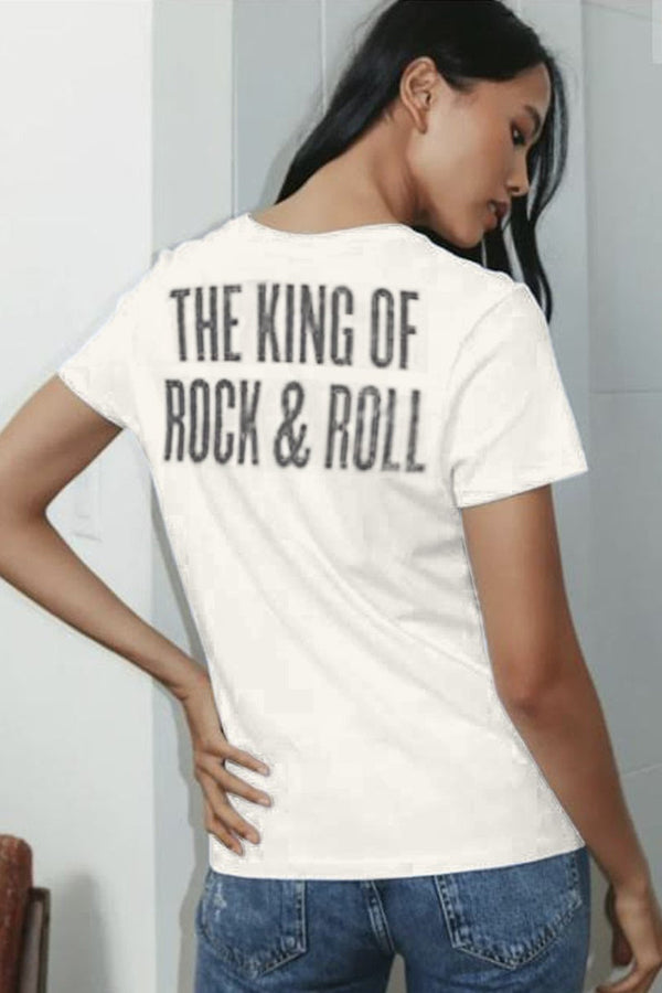Elvis King of Rock N Roll Tee