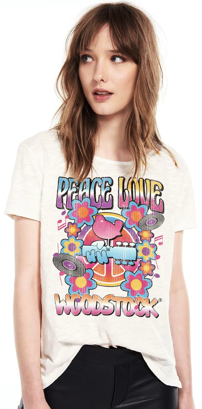 Woodstock Peace & Love Tee